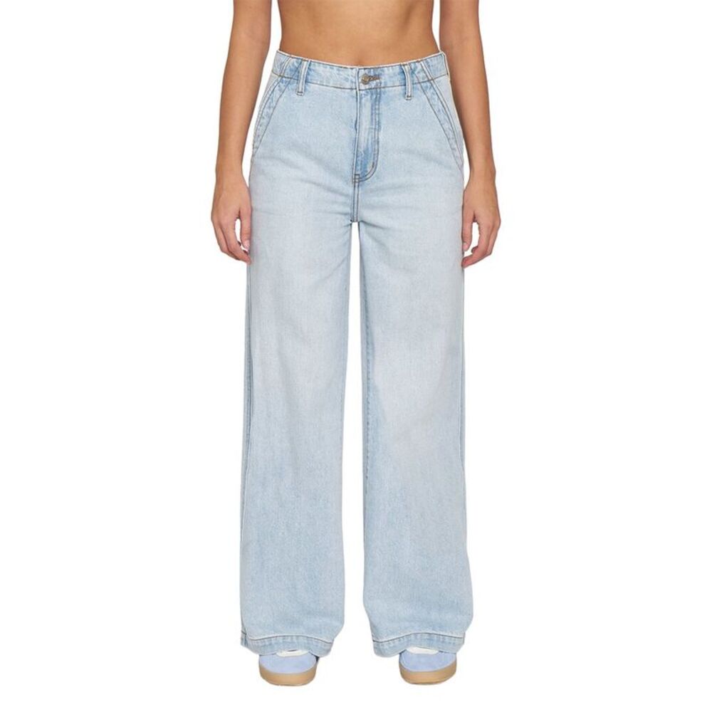 Daze Denim Womens  Kickback Hush Palazzo Jean